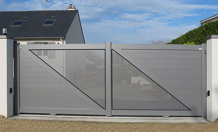 portail coulissant en alu Impulsion