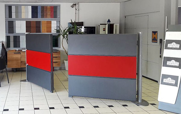 Le show-room de HOMATIC, installateur de portails alu près de Chambéry (73)